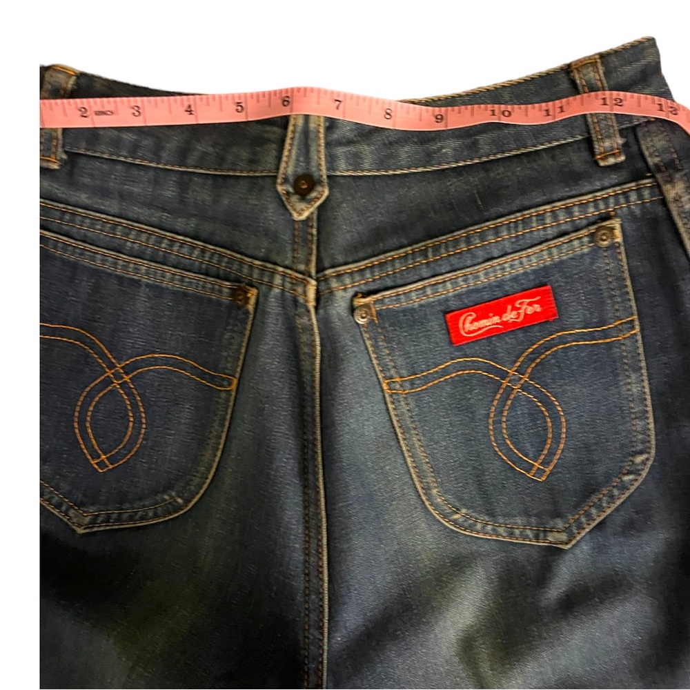 Vintage Chemin de fer Bootcut Jeans (Zipper Needs Repair) - Picture 10 of 16